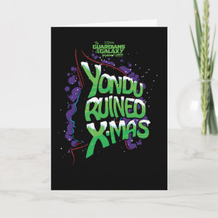 Guardians of the Galaxy Holiday Yondu X-Mas Card