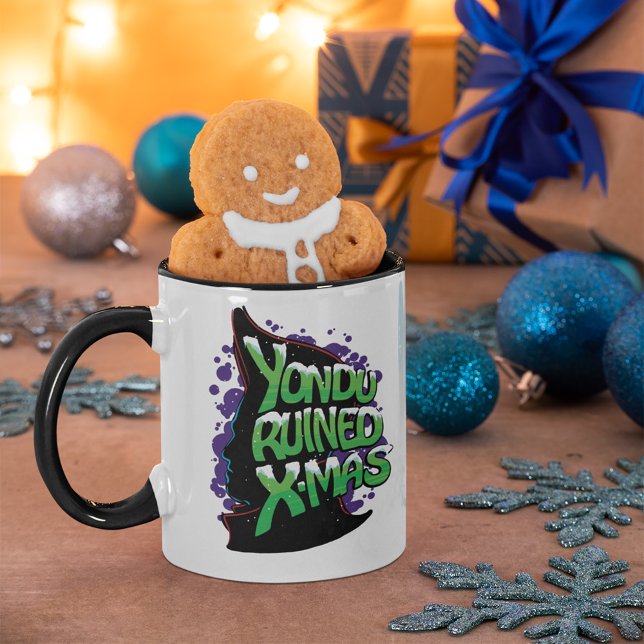 Guardians of the Galaxy Holiday Yondu X-Mas Mug (Mug on table)