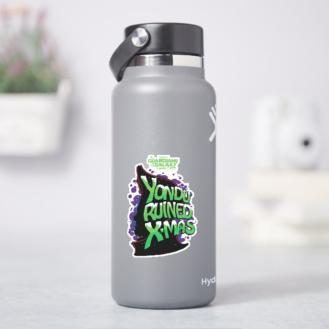 Guardians of the Galaxy Holiday Yondu X-Mas Sticker (HydroFlask)