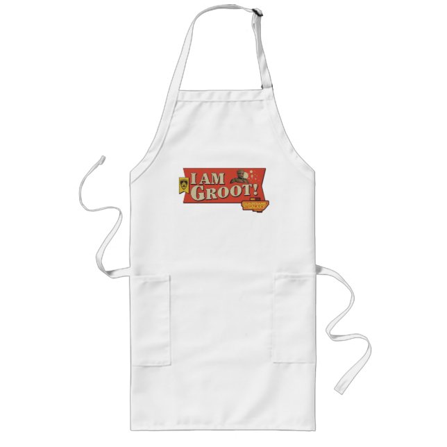 Guardians of the Galaxy "I Am Groot" Banner Long Apron (Front)