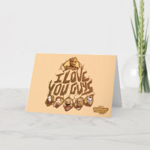 Guardians of the Galaxy "I Love You Guys" Card