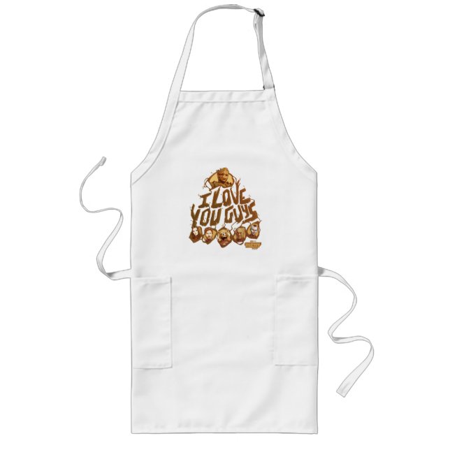 Guardians of the Galaxy "I Love You Guys" Long Apron (Front)