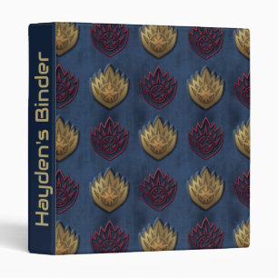 Guardians of the Galaxy Insignia Pattern 3 Ring Binder