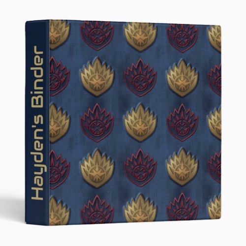 Guardians of the Galaxy Insignia Pattern 3 Ring Binder