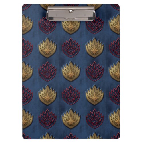 Guardians of the Galaxy Insignia Pattern Clipboard