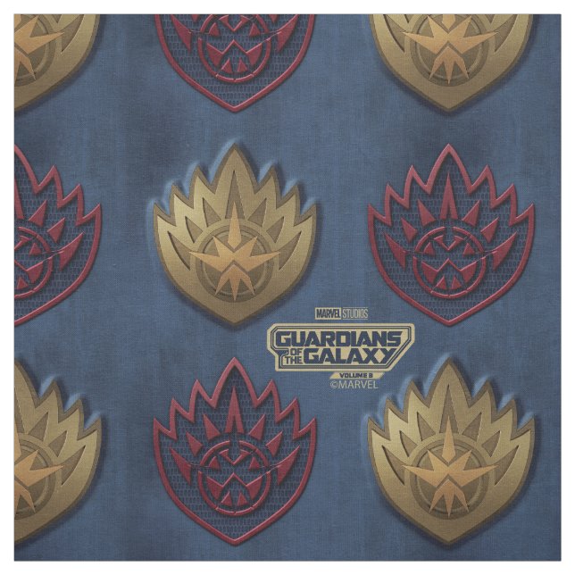 Guardians of the Galaxy Insignia Pattern Fabric (Swatch)