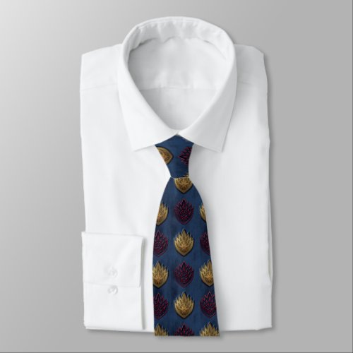 Guardians of the Galaxy Insignia Pattern Neck Tie