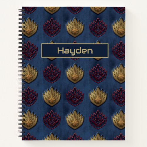 Guardians of the Galaxy Insignia Pattern Notebook