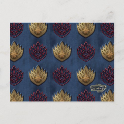 Guardians of the Galaxy Insignia Pattern Postcard