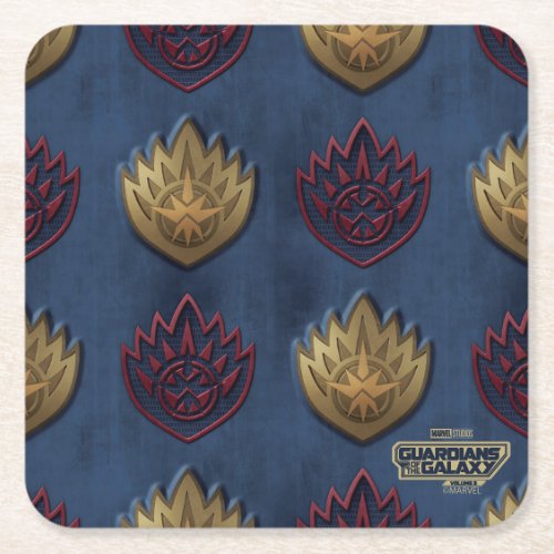 Guardians of the Galaxy Insignia Pattern Square Paper Coaster