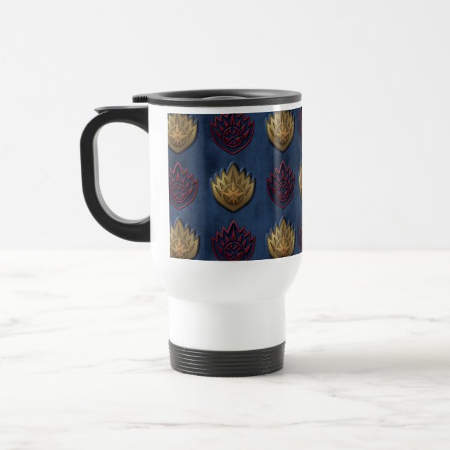 Guardians of the Galaxy Insignia Pattern Travel Mug (Left)