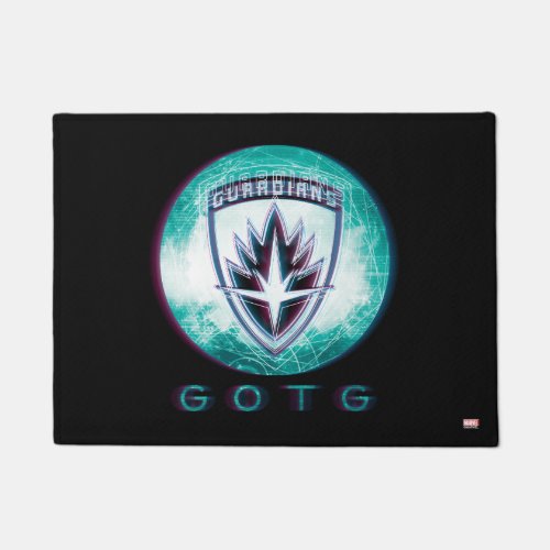 Guardians of the Galaxy  Interlaced Badge Doormat