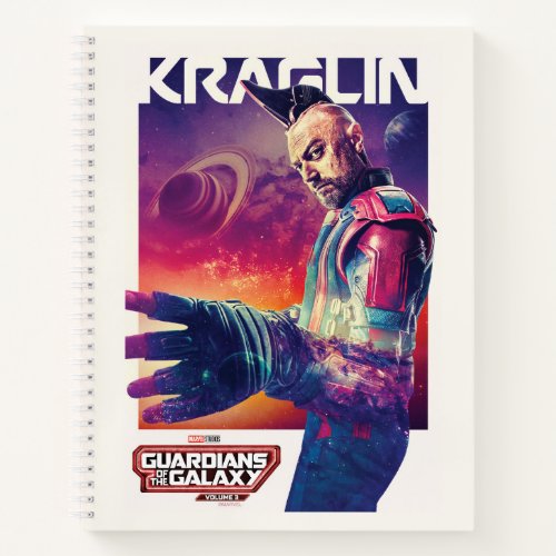 Guardians of the Galaxy Kraglin Character Poster Notebook