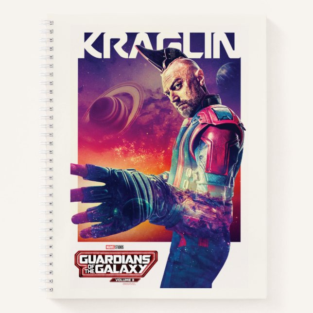 Guardians of the Galaxy Kraglin Character Poster Notebook (Front)
