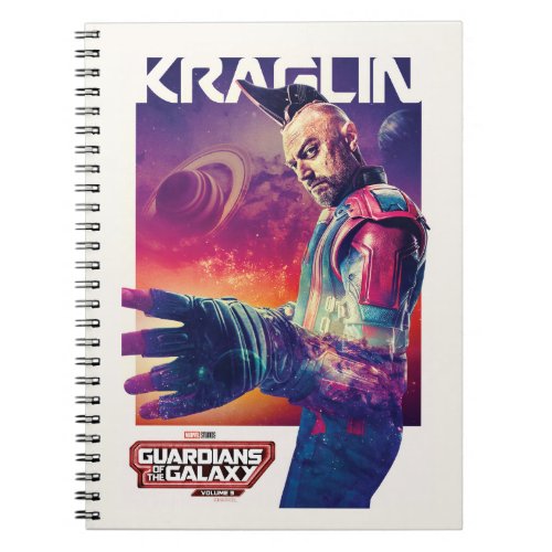 Guardians of the Galaxy Kraglin Character Poster Notebook