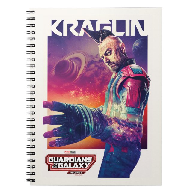 Guardians of the Galaxy Kraglin Character Poster Notebook (Front)
