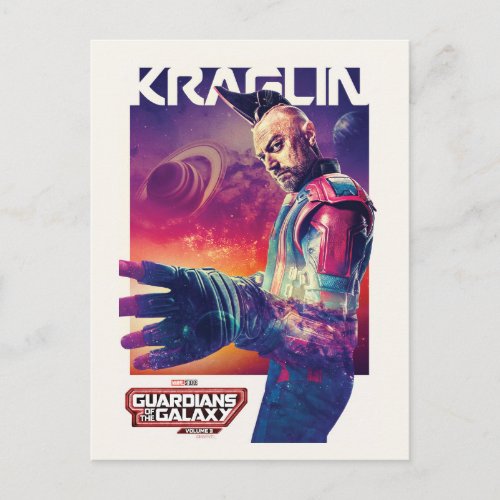 Guardians of the Galaxy Kraglin Character Poster Postcard