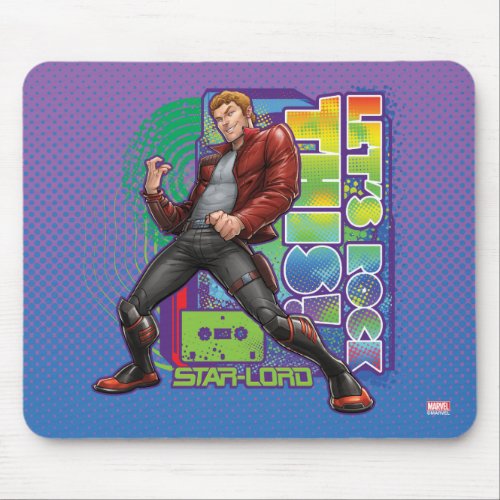 Guardians of the Galaxy  Lets Rock This Mouse Pad