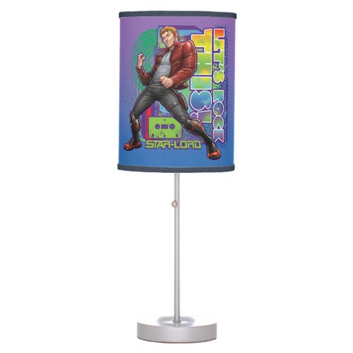 Guardians of the Galaxy  Lets Rock This Table Lamp