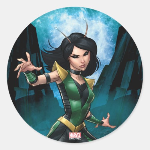 Guardians of the Galaxy  Mantis Character Art Classic Round Sticker