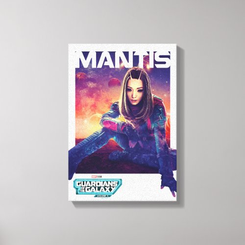 Guardians of the Galaxy Mantis Character Poster Canvas Print
