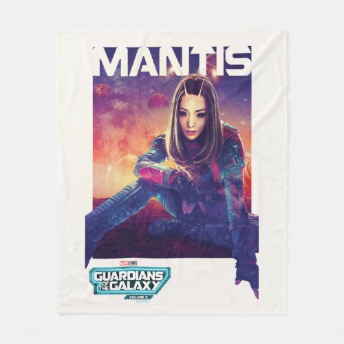 Guardians of the Galaxy Mantis Character Poster Fleece Blanket