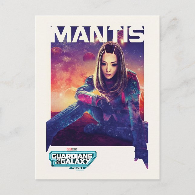 Guardians of the Galaxy Mantis Character Poster Postcard (Front)
