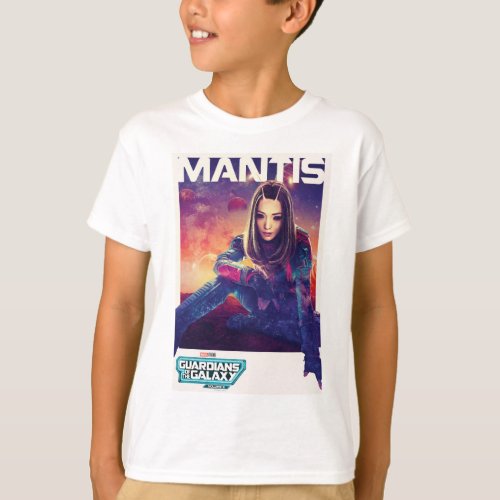 Guardians of the Galaxy Mantis Character Poster T_Shirt