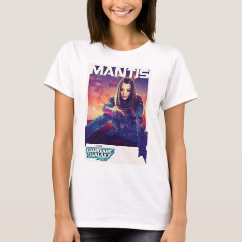 Guardians of the Galaxy Mantis Character Poster T_Shirt