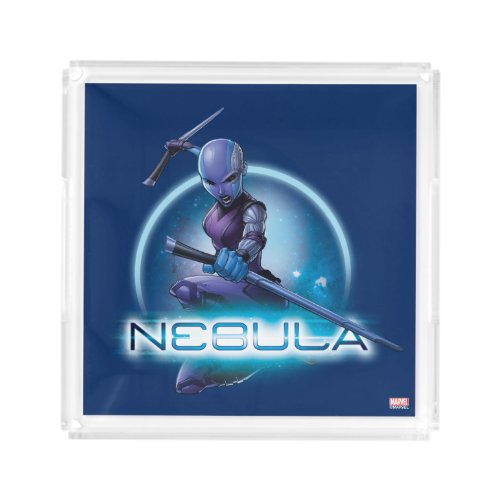 Guardians of the Galaxy  Nebula Character Badge Acrylic Tray