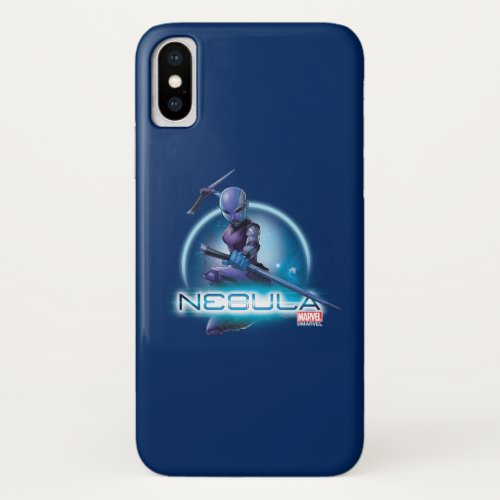 Guardians of the Galaxy  Nebula Character Badge iPhone X Case
