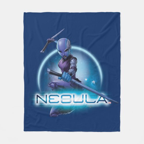 Guardians of the Galaxy  Nebula Character Badge Fleece Blanket