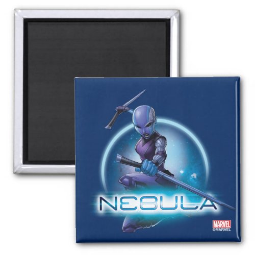 Guardians of the Galaxy  Nebula Character Badge Magnet