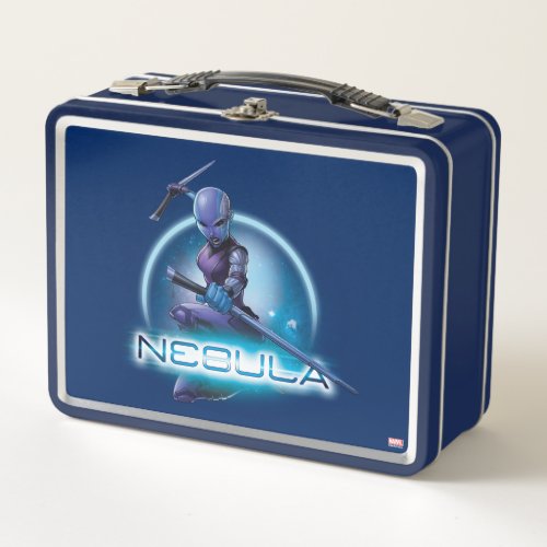 Guardians of the Galaxy  Nebula Character Badge Metal Lunch Box