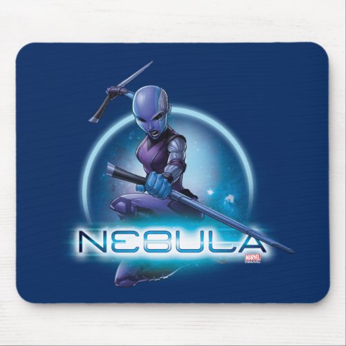 Guardians of the Galaxy  Nebula Character Badge Mouse Pad