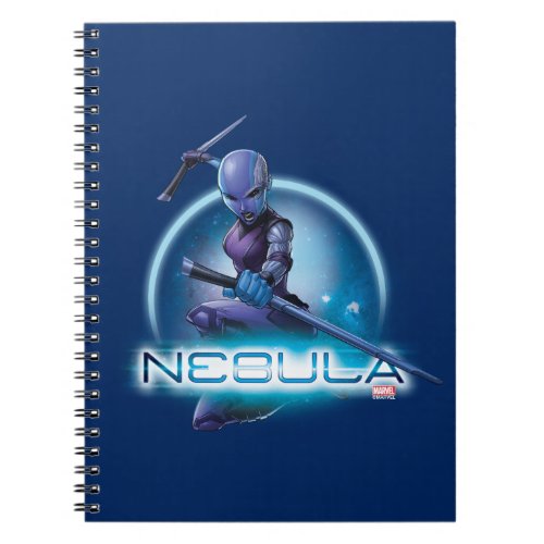 Guardians of the Galaxy  Nebula Character Badge Notebook
