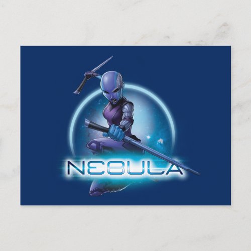 Guardians of the Galaxy  Nebula Character Badge Postcard