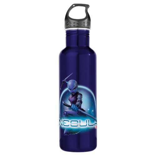 Guardians of the Galaxy  Nebula Character Badge Stainless Steel Water Bottle