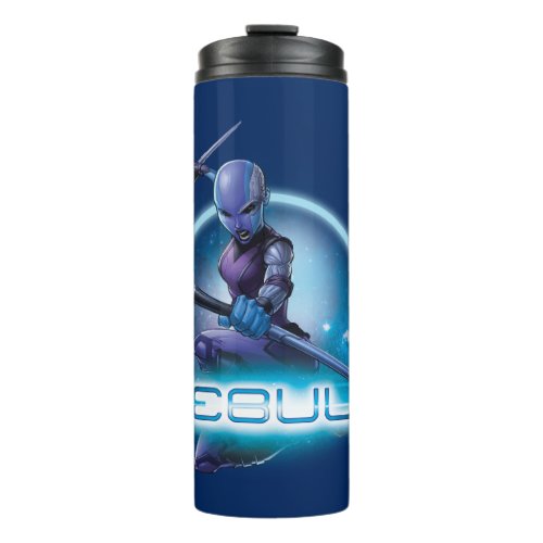 Guardians of the Galaxy  Nebula Character Badge Thermal Tumbler