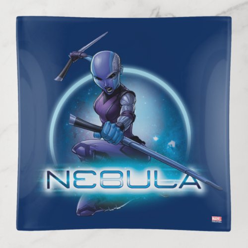 Guardians of the Galaxy  Nebula Character Badge Trinket Tray