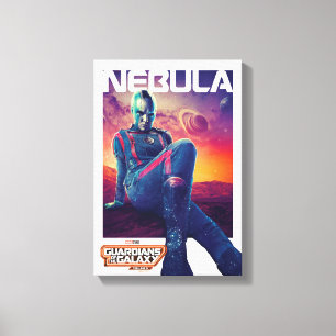Guardians of the Galaxy Nebula Character Poster Canvas Print