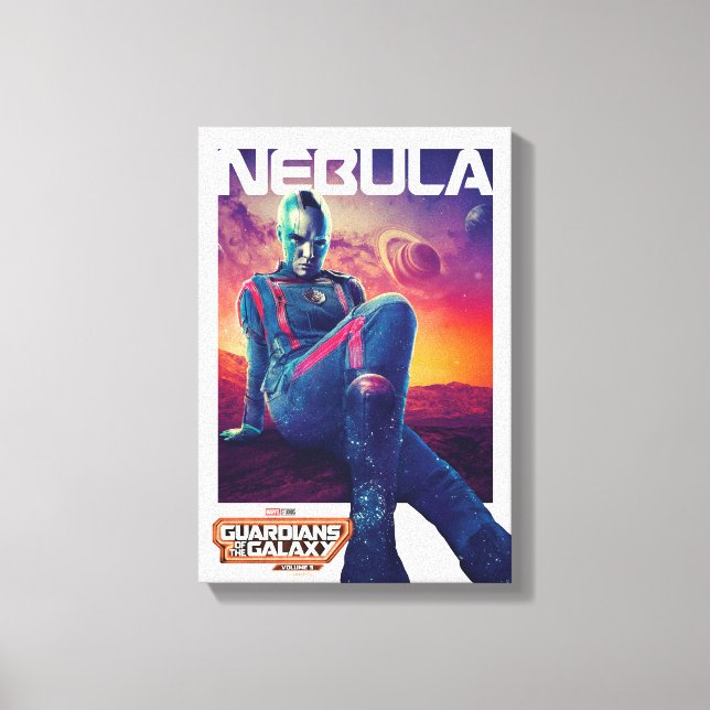 Guardians of the Galaxy Nebula Character Poster Canvas Print (Front)