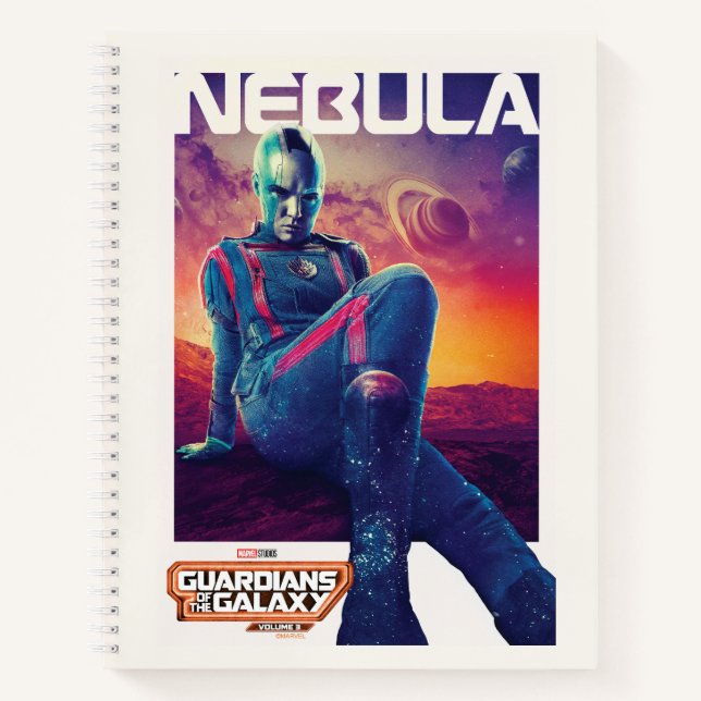 Guardians of the Galaxy Nebula Character Poster Notebook (Front)