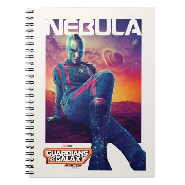 Guardians of the Galaxy Nebula Character Poster Notebook (Front)