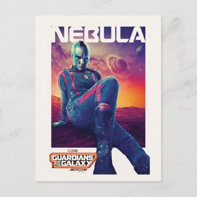 Guardians of the Galaxy Nebula Character Poster Postcard (Front)