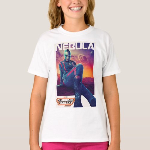 Guardians of the Galaxy Nebula Character Poster T_Shirt