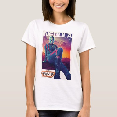 Guardians of the Galaxy Nebula Character Poster T_Shirt