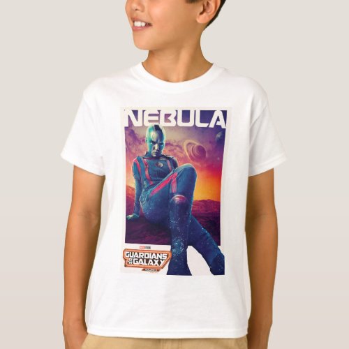 Guardians of the Galaxy Nebula Character Poster T_Shirt