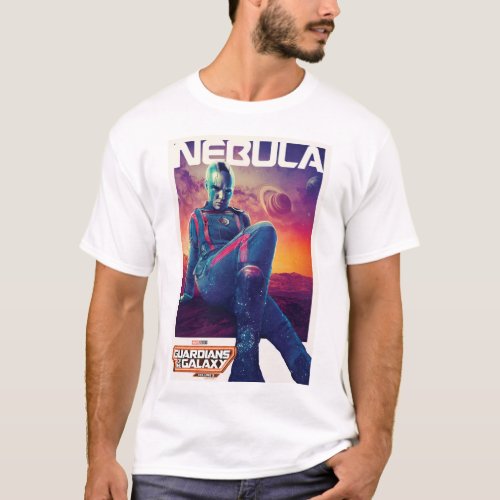 Guardians of the Galaxy Nebula Character Poster T_Shirt