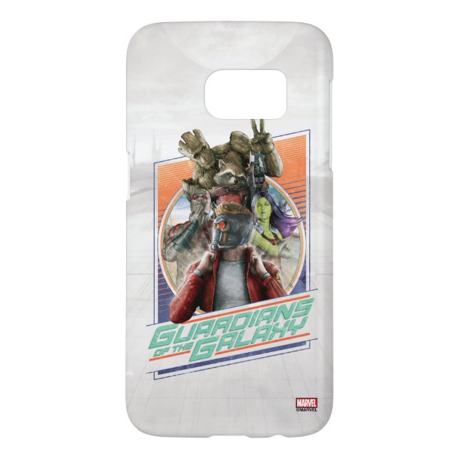 Guardians of the Galaxy | Retro Crew Art Case-Mate Samsung Galaxy Case (Back)